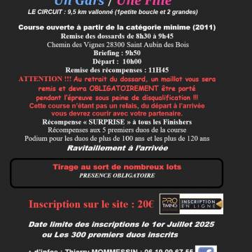 Un gars une fille 2025 (duo mixte)