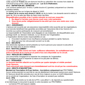 Le trail 
